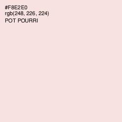 #F8E2E0 - Pot Pourri Color Image